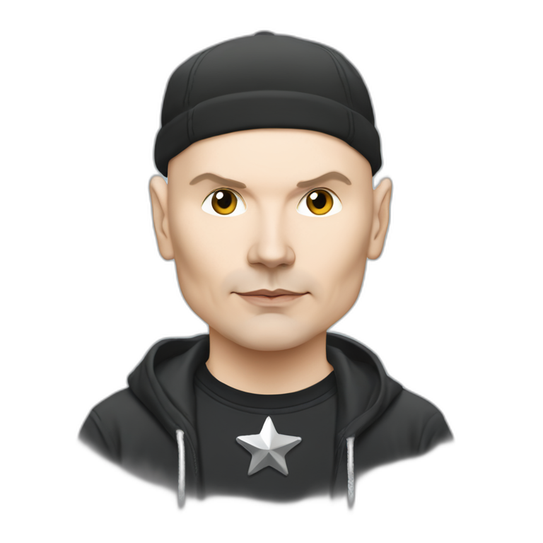 Silver star | AI Emoji Generator