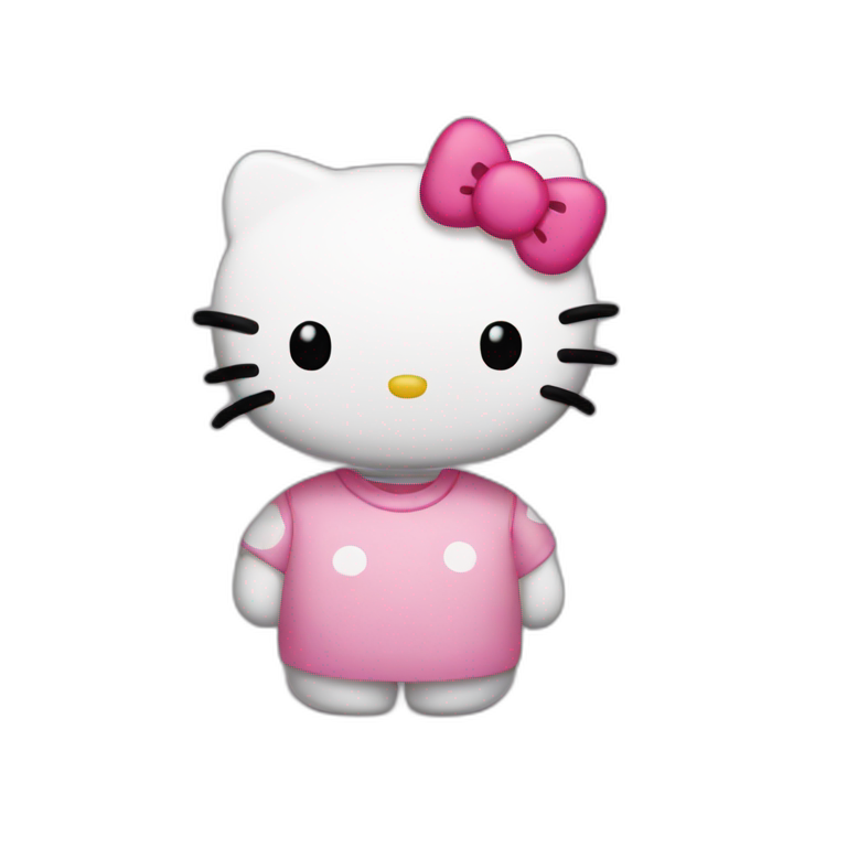 Hello kitty qui fume | AI Emoji Generator