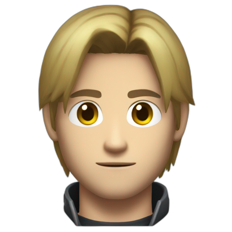 leon kennedy from resident evil 2 | AI Emoji Generator