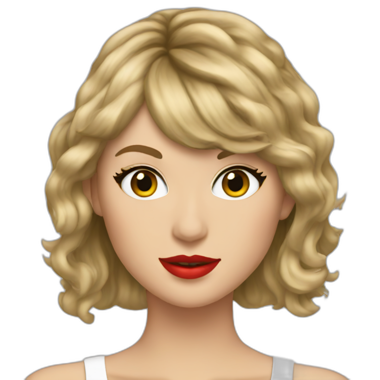 Taylor swift shocked | AI Emoji Generator