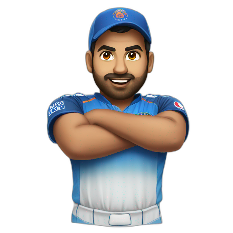 rohit sharma as driver | AI Emoji Generator