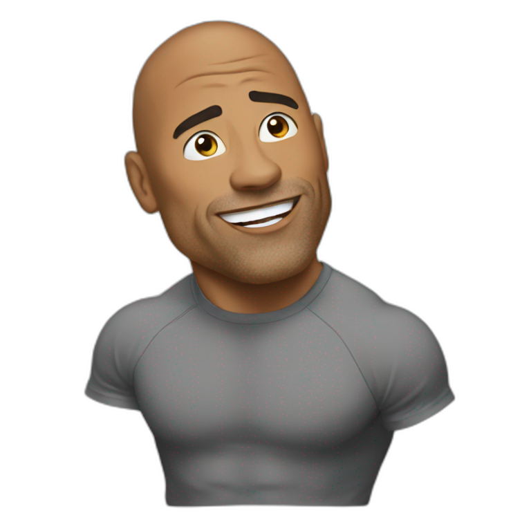 The rock meme | AI Emoji Generator