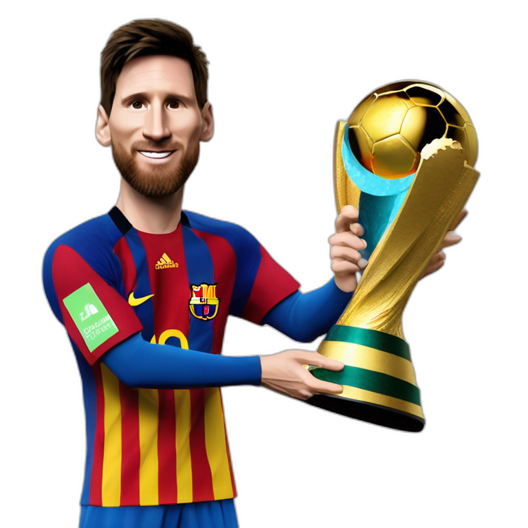 Messi Y La Copa Del Mundo Ai Emoji Generator