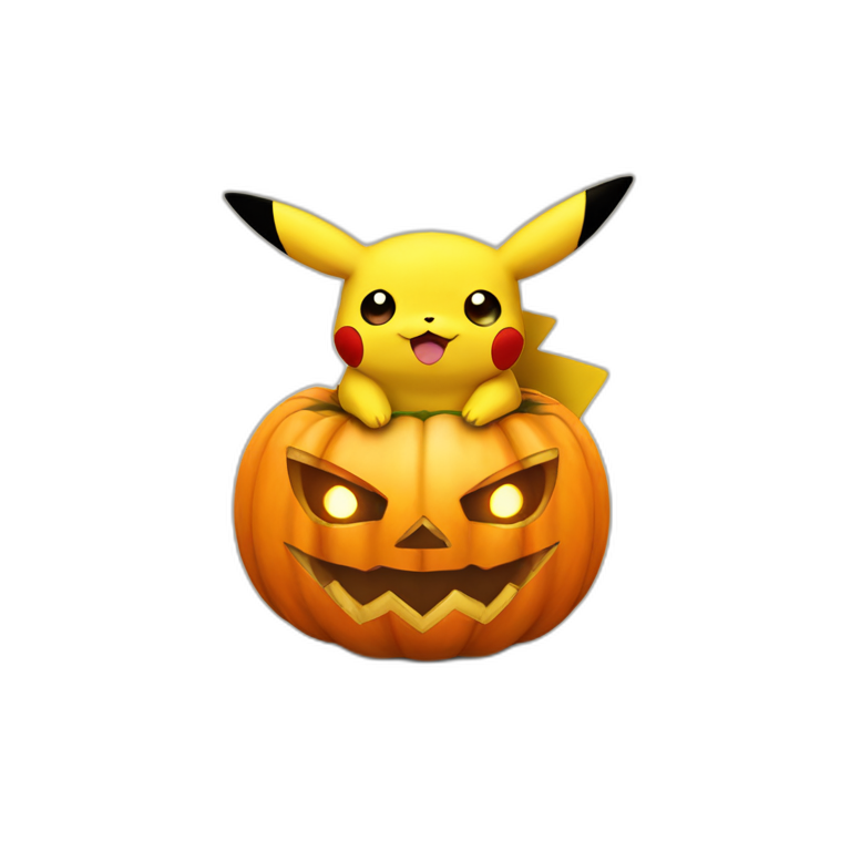 Pikachu halloween | AI Emoji Generator