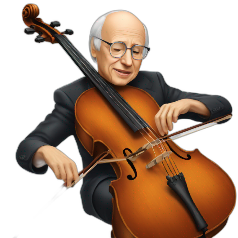 Scheherazade playing a cello | AI Emoji Generator