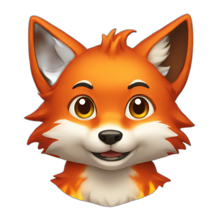 Fire fox | AI Emoji Generator