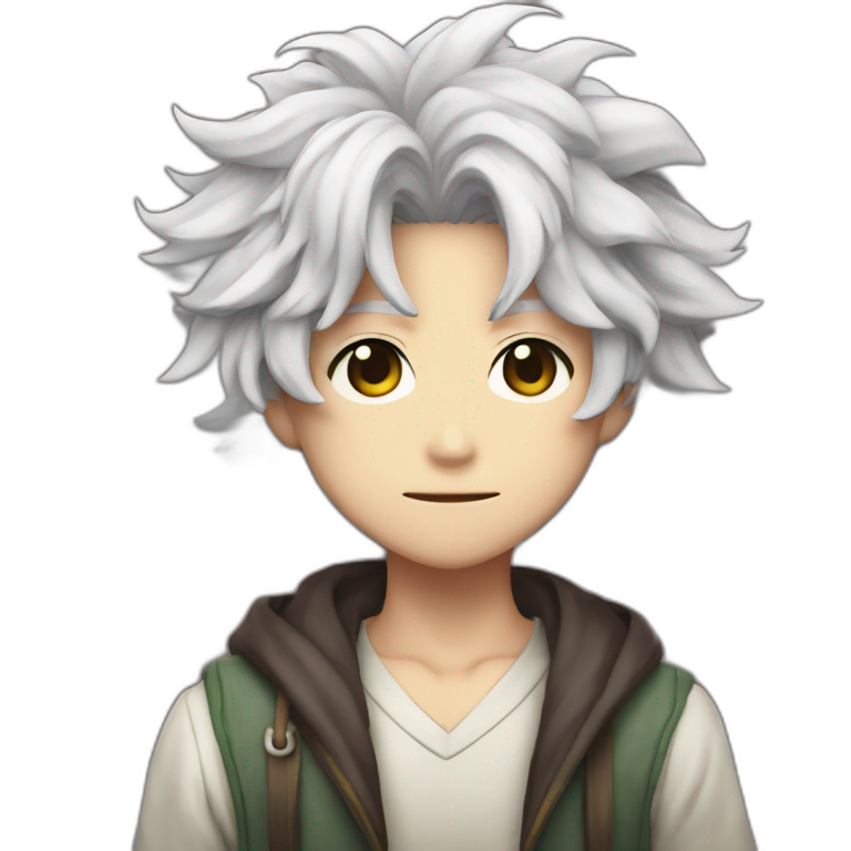 nagito komaeda | AI Emoji Generator