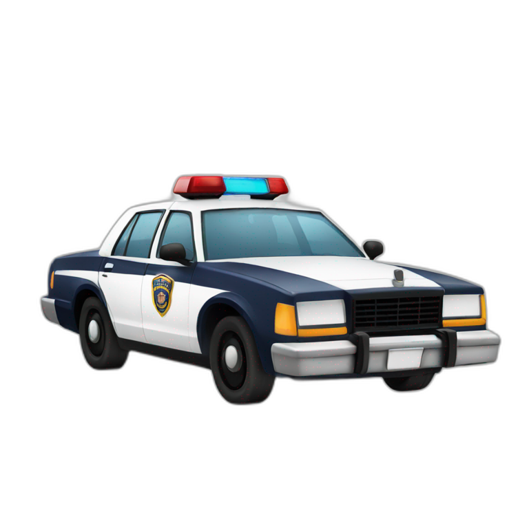 Police car | AI Emoji Generator