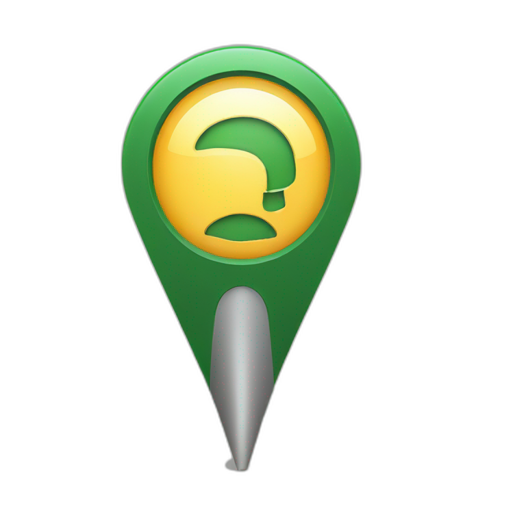 location pin | AI Emoji Generator