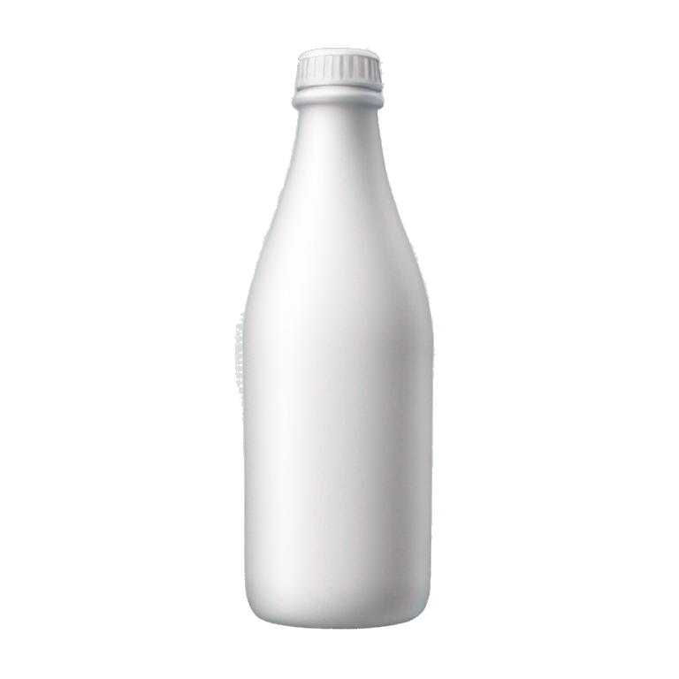 white matte bottle alcohol | AI Emoji Generator