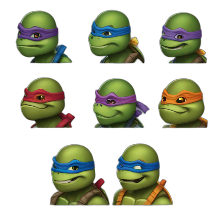 Teenage Mutant Ninja Turtles | AI Emoji Generator