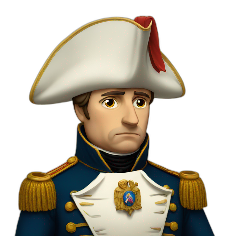 Napoleon sad | AI Emoji Generator