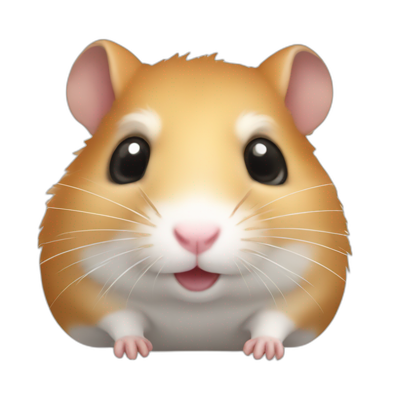 scared hamster | AI Emoji Generator