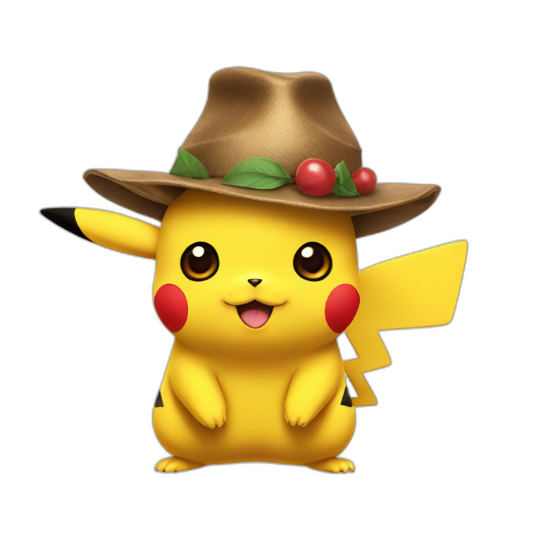 Pikachu hat | AI Emoji Generator