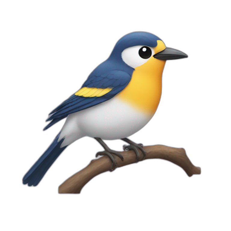 a native american child playing with birds | AI Emoji Generator