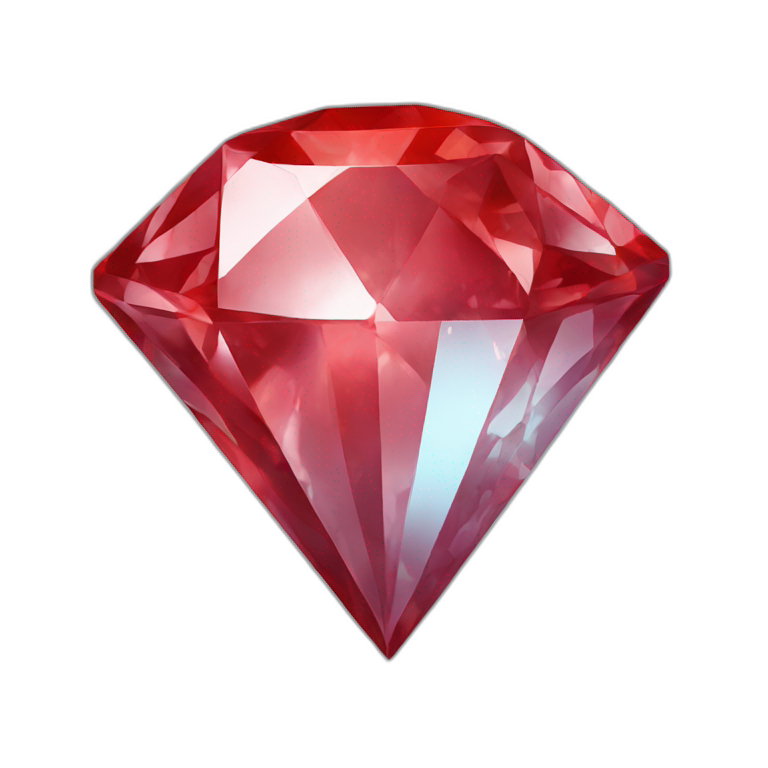 red diamond shard | AI Emoji Generator