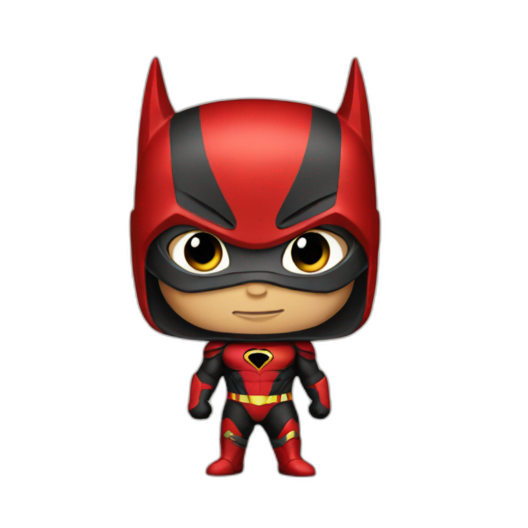 spider superhero in red suit | AI Emoji Generator