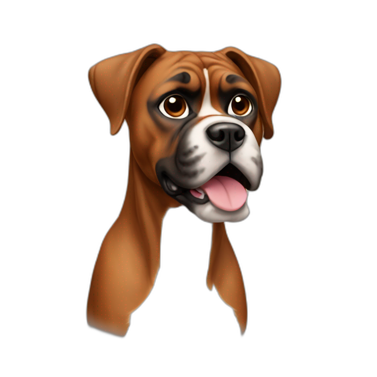 Boxer dog | AI Emoji Generator