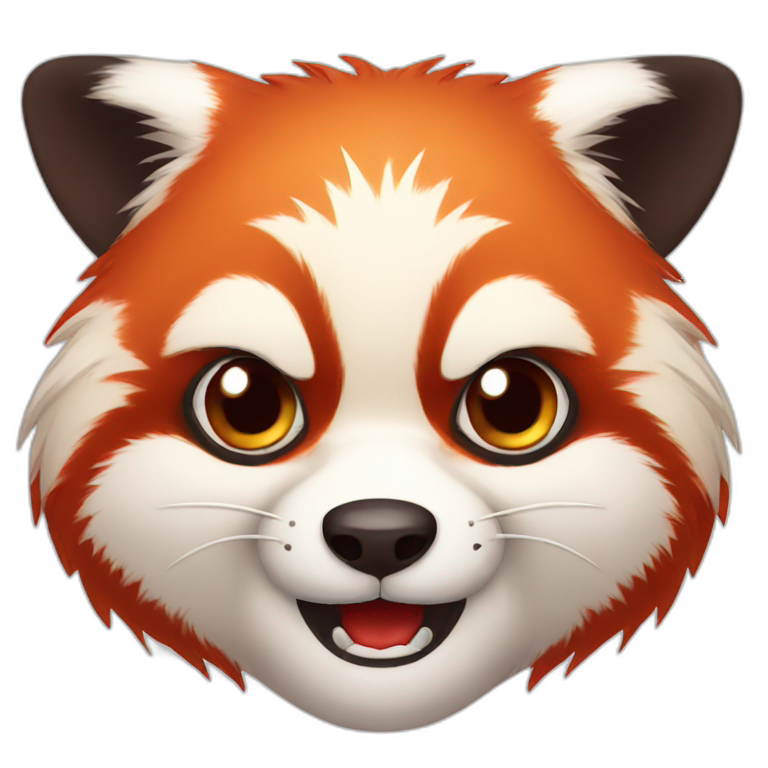 Angry male Panda | AI Emoji Generator