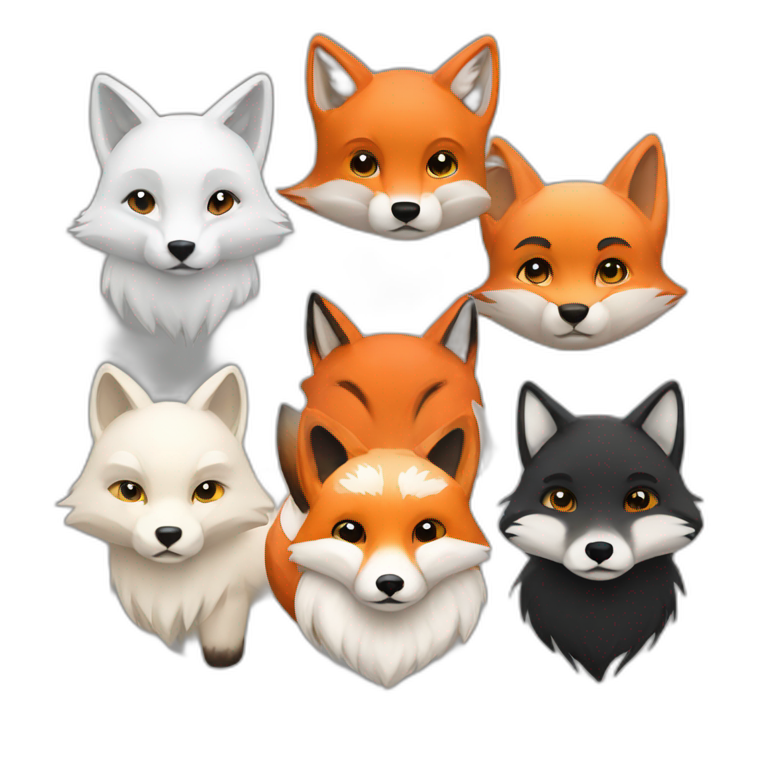 black fox | AI Emoji Generator