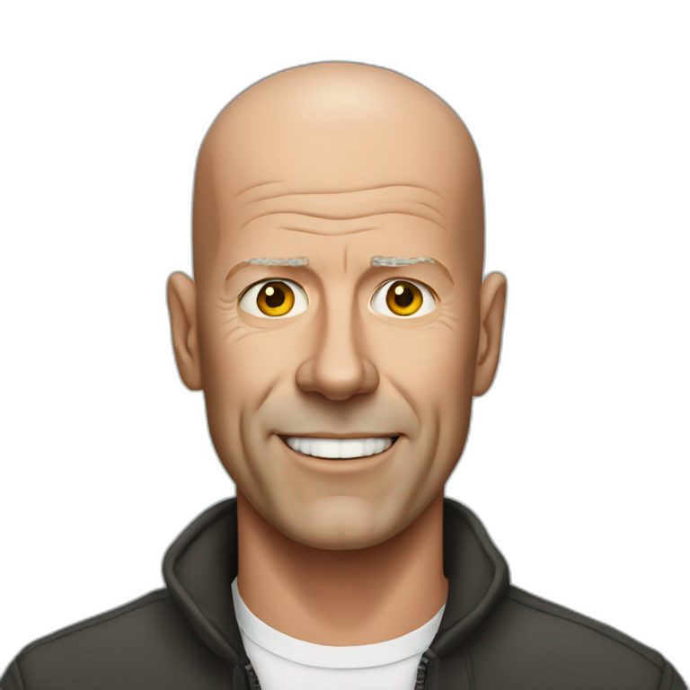 Bruce willis mange une paella | AI Emoji Generator