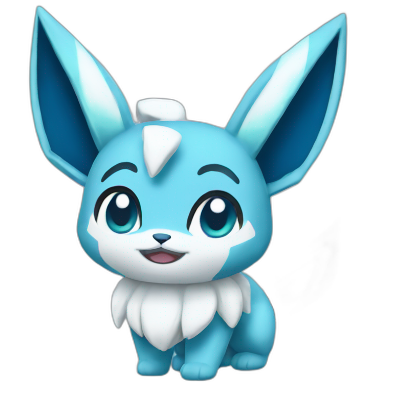 Glaceon pokemon | AI Emoji Generator