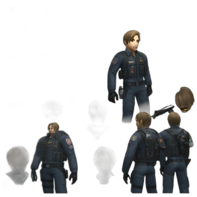 Leon kennedy | AI Emoji Generator