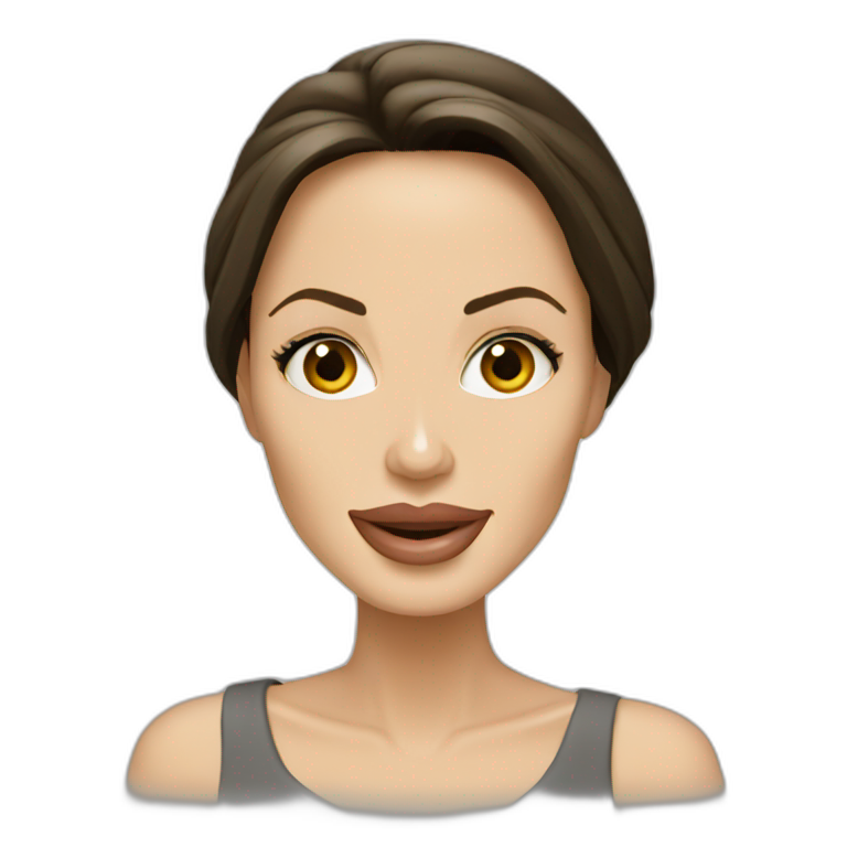 angelina jolie | AI Emoji Generator