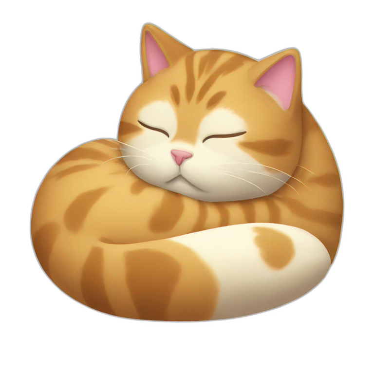 cat sleep in car | AI Emoji Generator
