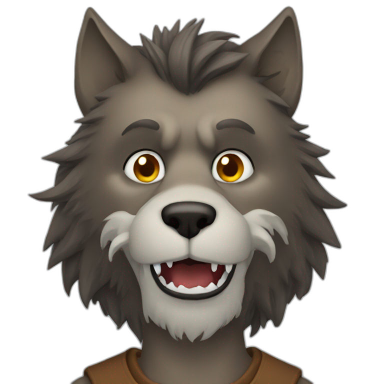 Werewolf howling | AI Emoji Generator