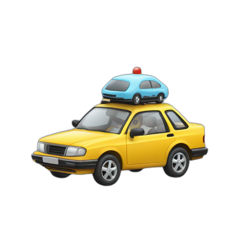 Un Chat Sur Une Voiture Ai Emoji Generator