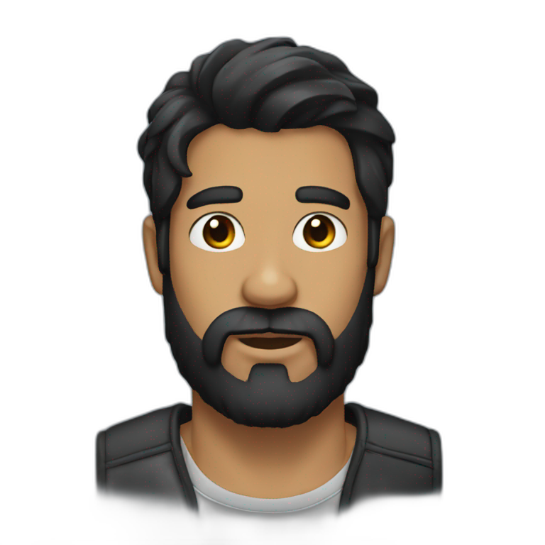 brawn hair red beard | AI Emoji Generator