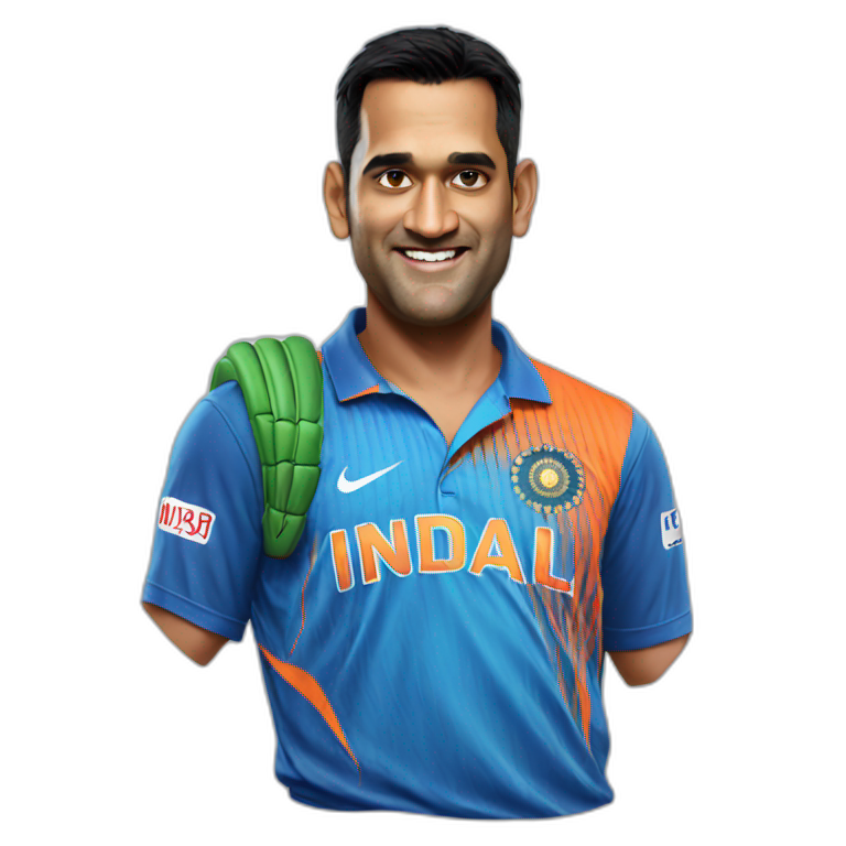 Ms dhoni | AI Emoji Generator