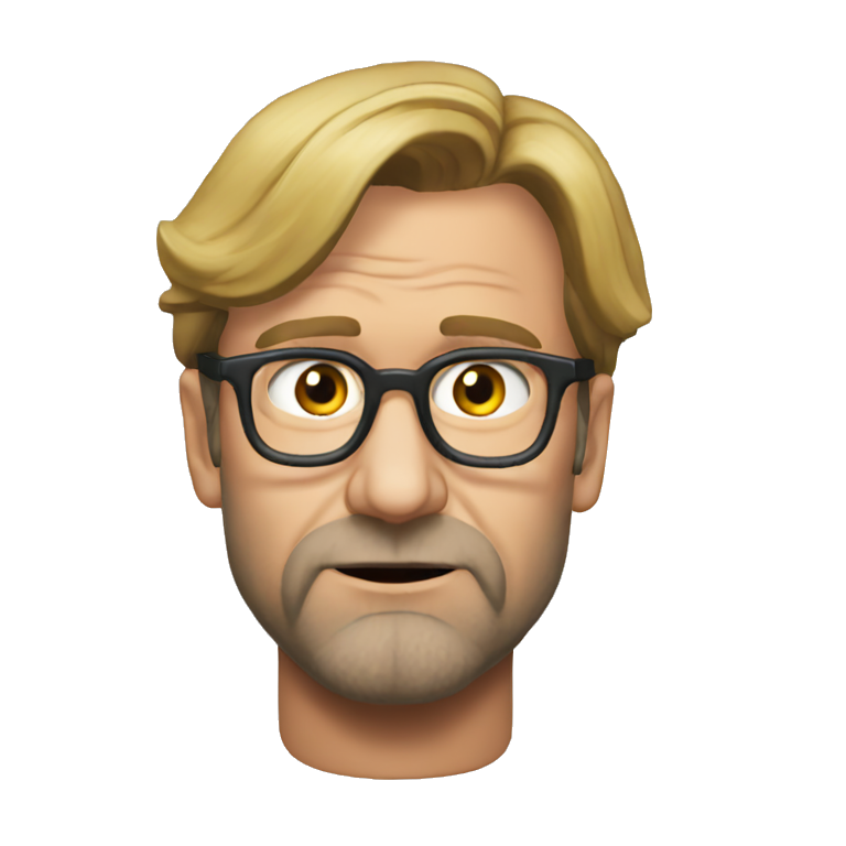 Klopp feel dizzy | AI Emoji Generator