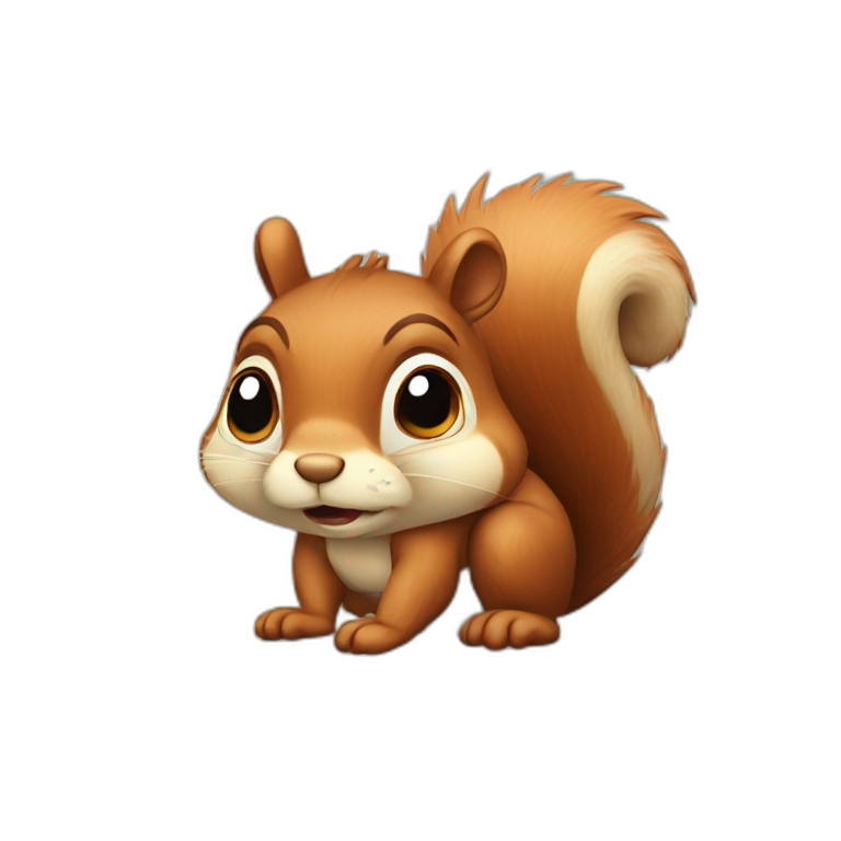 A squirrel and a raccoon | AI Emoji Generator