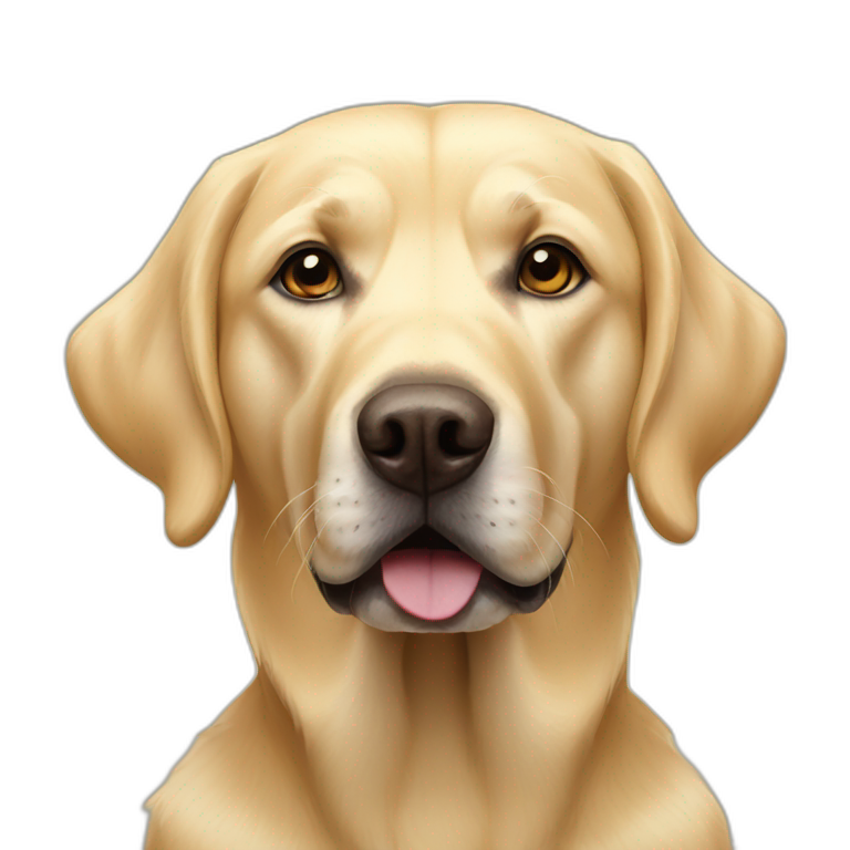 golden labrador | AI Emoji Generator