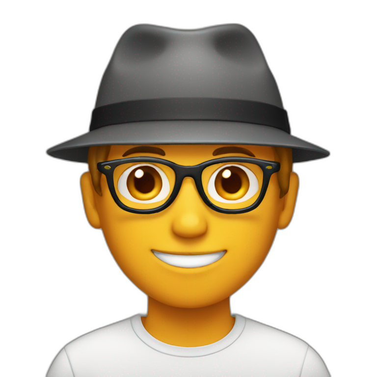 young-man-with-orange-hard-hat-and-glasses | AI Emoji Generator