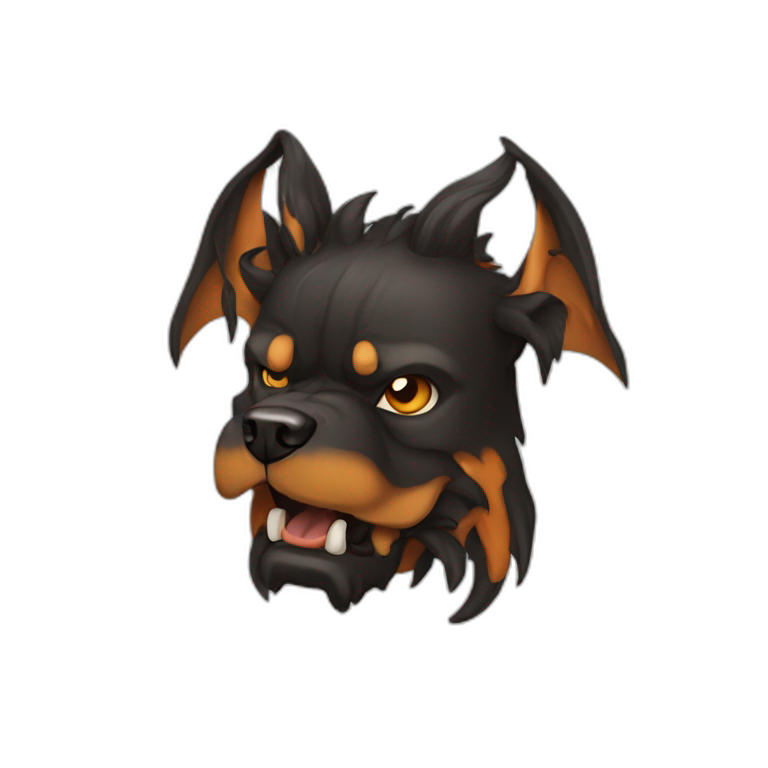 Cerberus ULTRAKILL with 3 head | AI Emoji Generator