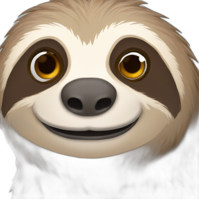 Sloth Hugging Panda Ai Emoji Generator