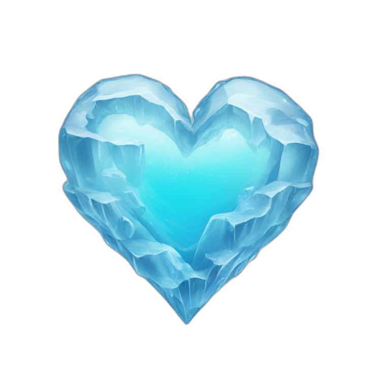 ice heart basketball | AI Emoji Generator