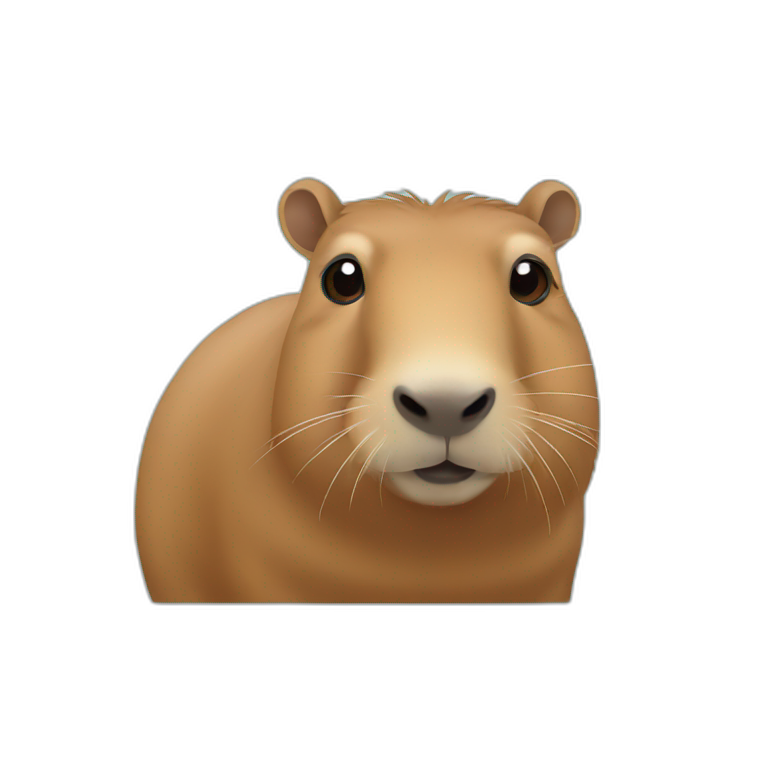 capybara chilling | AI Emoji Generator