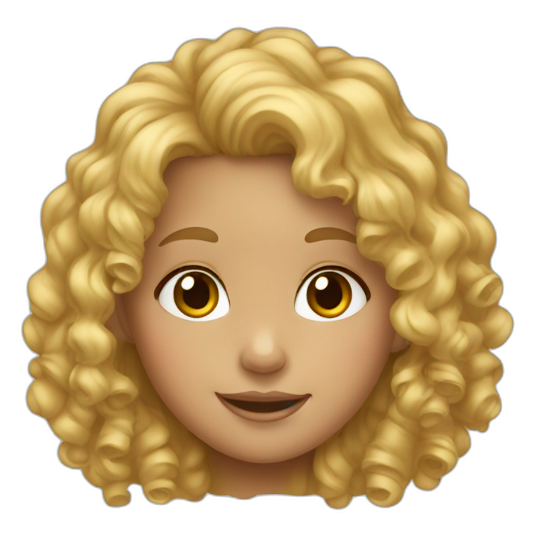 Dark, curly wavy haired 17 year old playing the clarinet | AI Emoji ...