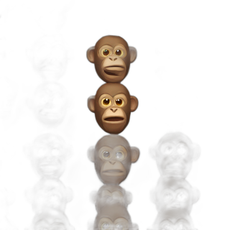 See-No-Evil Monkey Emoji | AI Emoji Generator