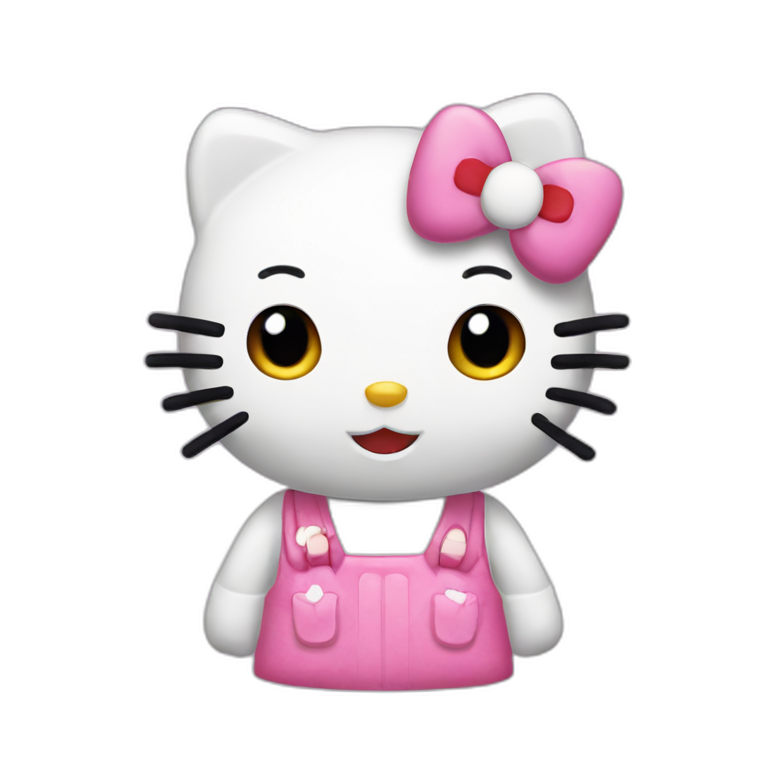 Hello kitty | AI Emoji Generator