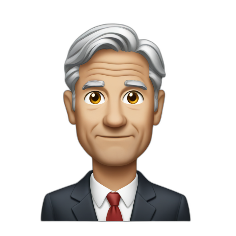 Jerome Powell riding road bike | AI Emoji Generator