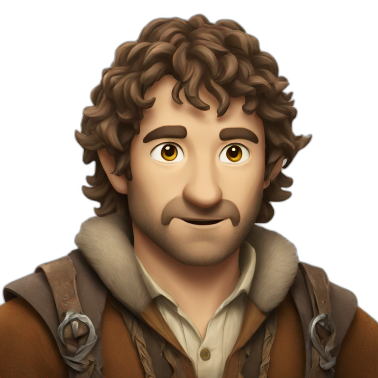 Bilbo The hobbit realistic | AI Emoji Generator