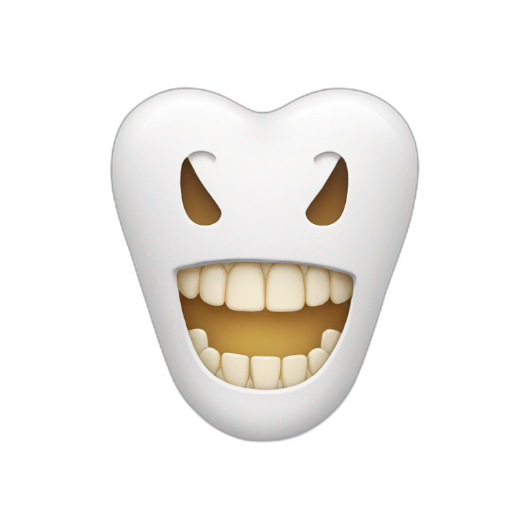 Girl after wisdom teeth surgery | AI Emoji Generator