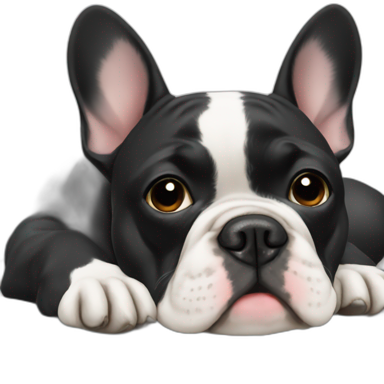 Black French Bulldogs | AI Emoji Generator