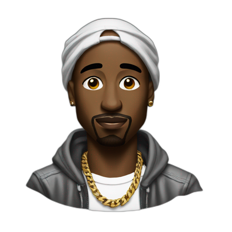 Tupac shakur | AI Emoji Generator