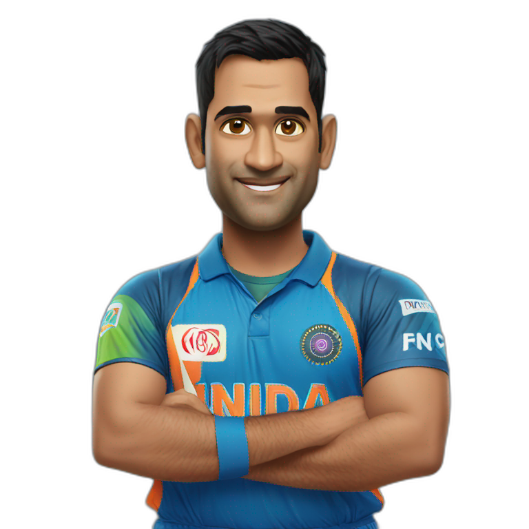 Ms dhoni | AI Emoji Generator